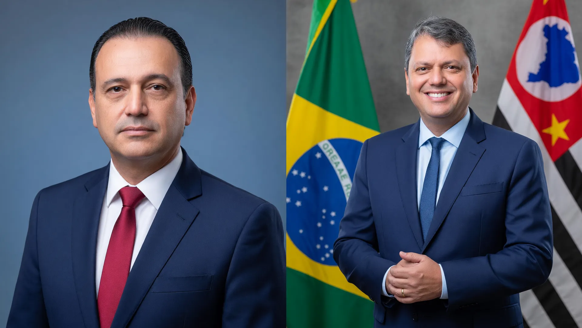 Tarcísio de Freitas e Felício Ramuth, chapa para vice-governador e reeleição em São Paulo