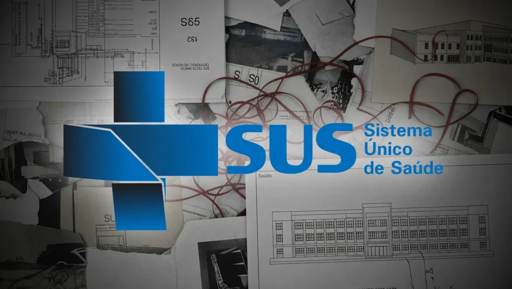 Logotipo do SUS ilustrando o atraso na implementação do teste do pezinho ampliado AME na saúde pública