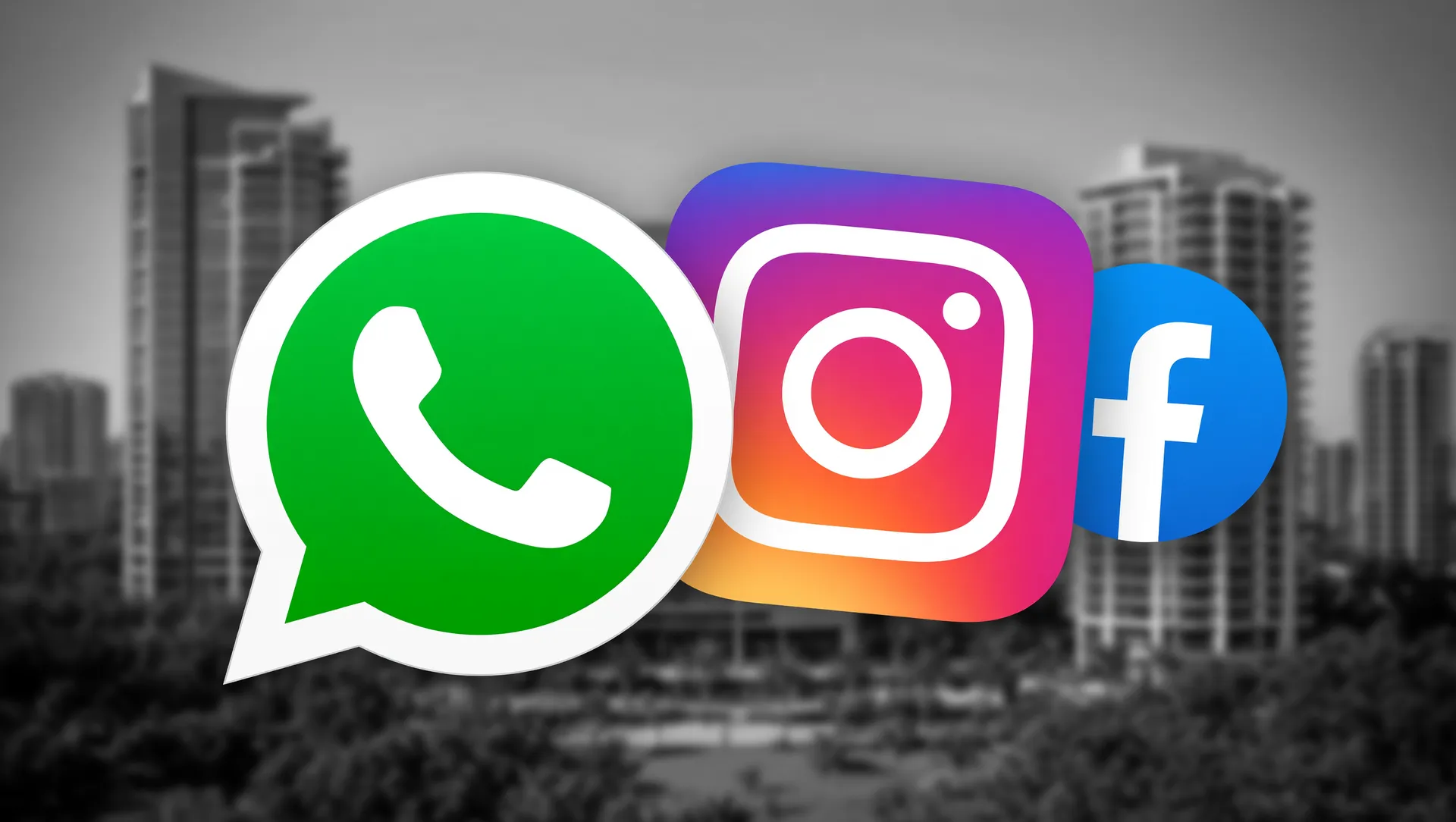 Representação visual dos planos pagos do WhatsApp com recursos exclusivos para assinantes, integrando Instagram e Facebook