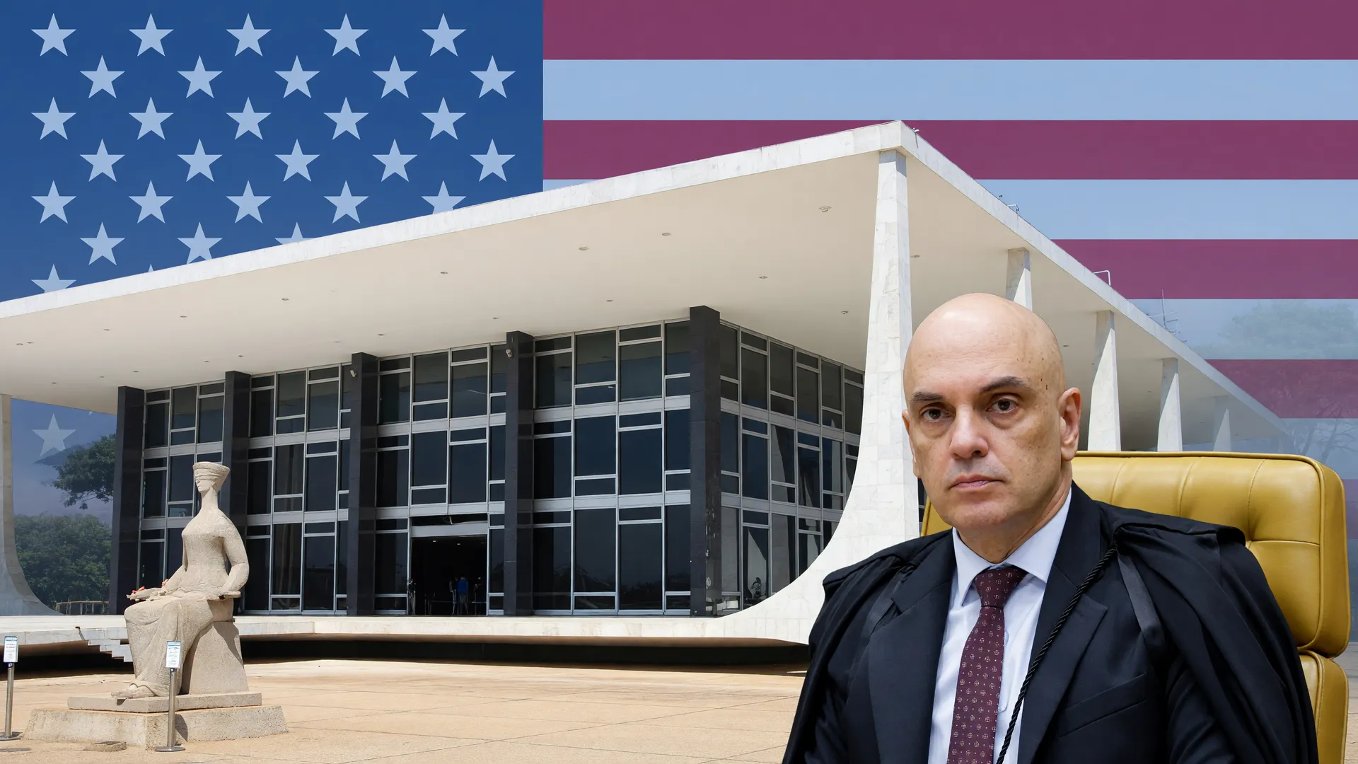 STF e Alexandre de Moraes frente ao AGU processo americano contra Moraes