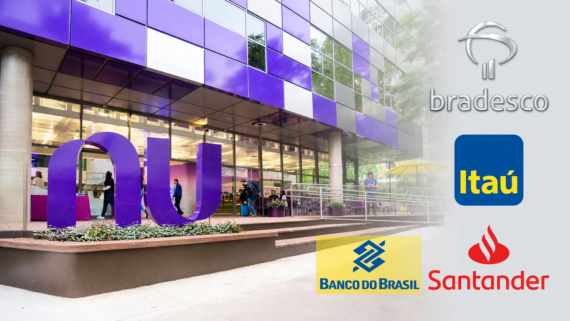 Sede do Nubank em contexto de alerta falso de liquidação no mercado financeiro brasileiro