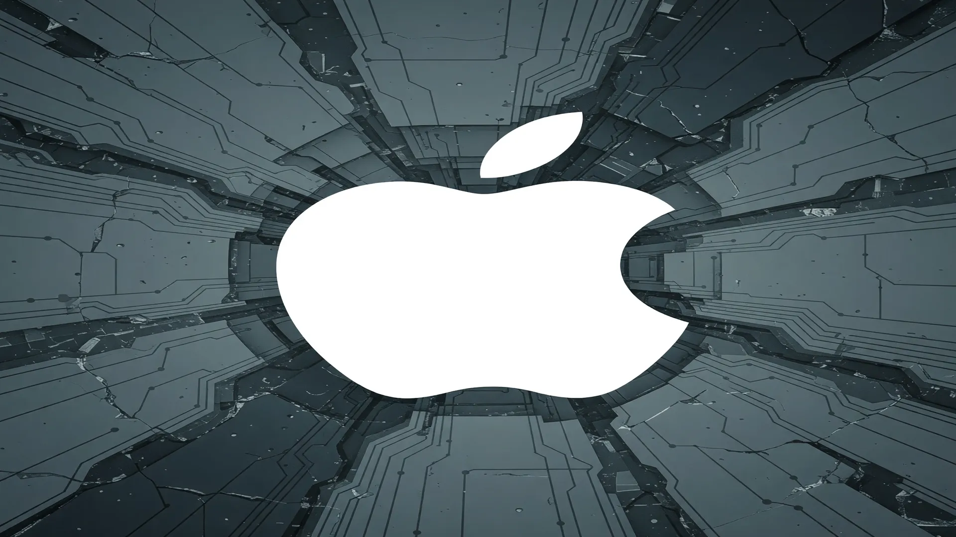 Símbolo da Apple com aumento de preços de chips memória, evidenciando crise de custos na tecnologia
