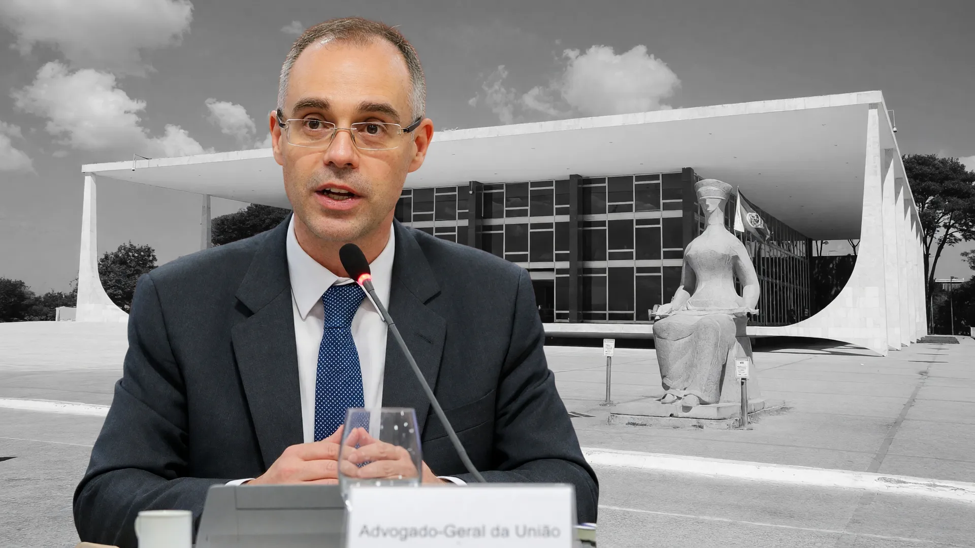 Mendonça em audiência com STF ao fundo: investigação sobre Careca do INSS depoimento sem advogado