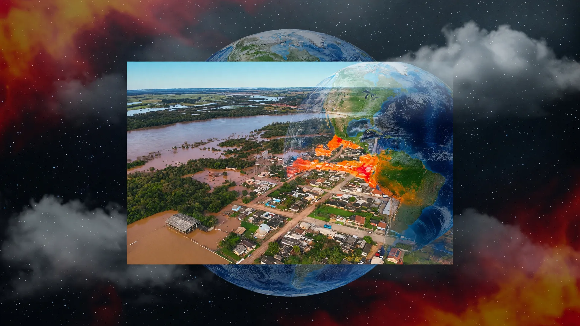 Inundação urbana causada por chuvas fora de época junho Brasil e anomalias climáticas