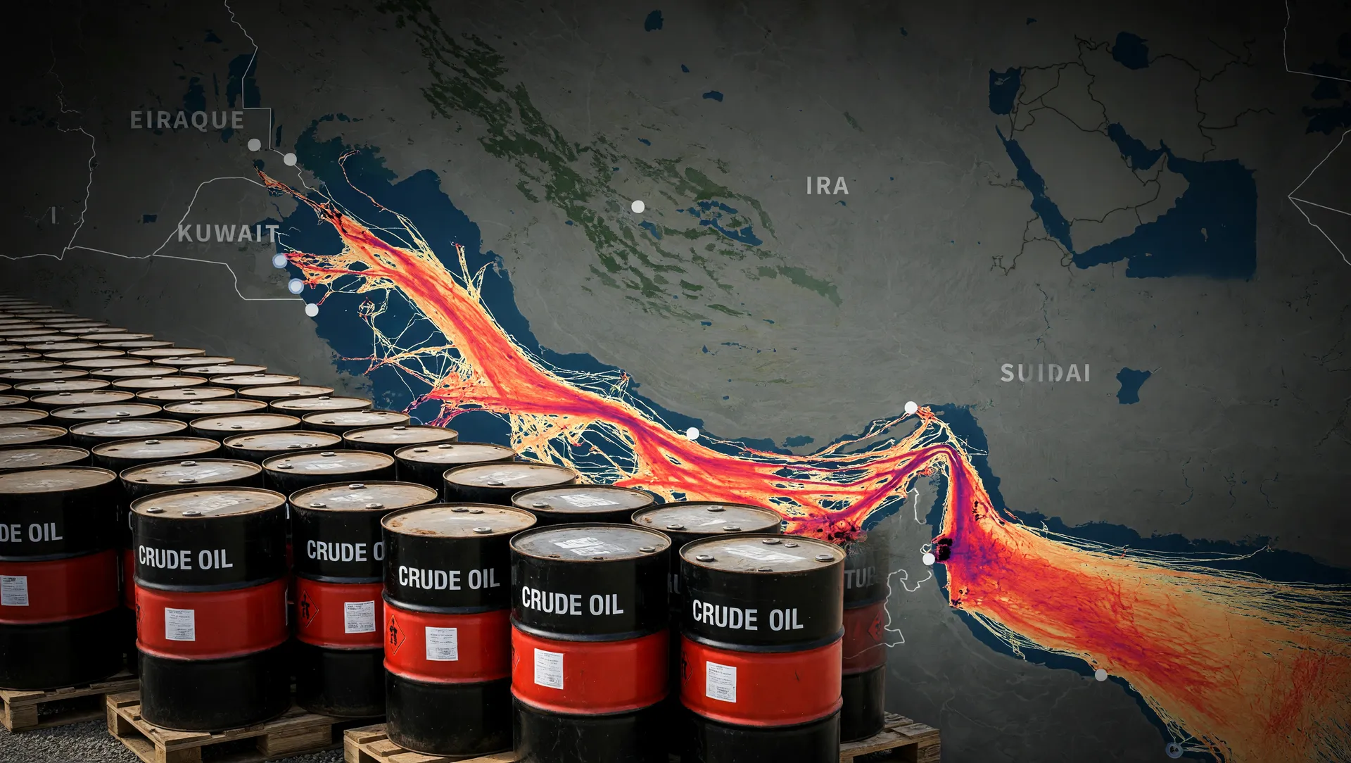 Crise abastecimento petróleo OPEP+: Estreito de Ormuz paralisa fluxo de petróleo bruto