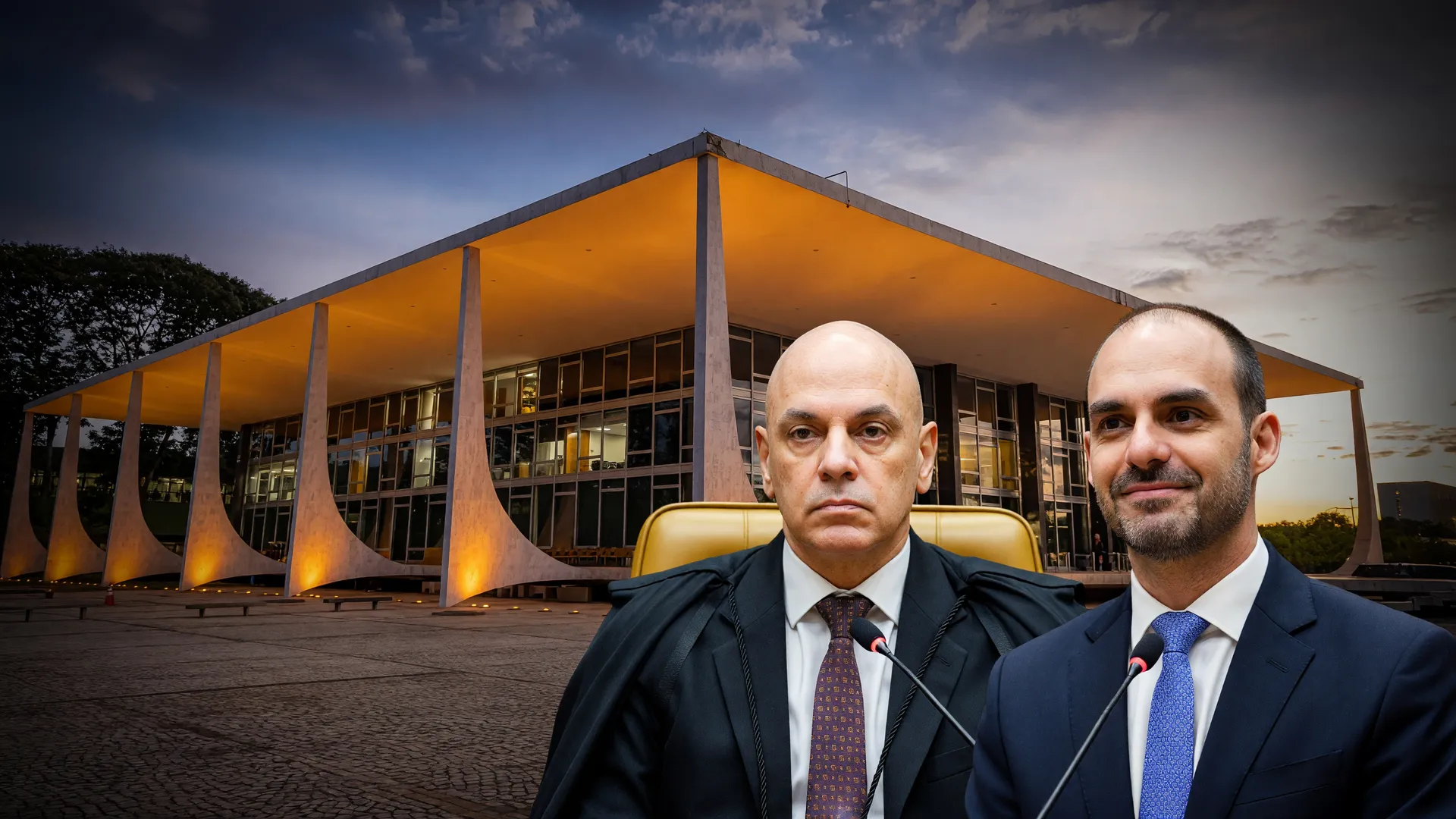Eduardo Bolsonaro julgamento STF coação: instituição confrontada por ameaças