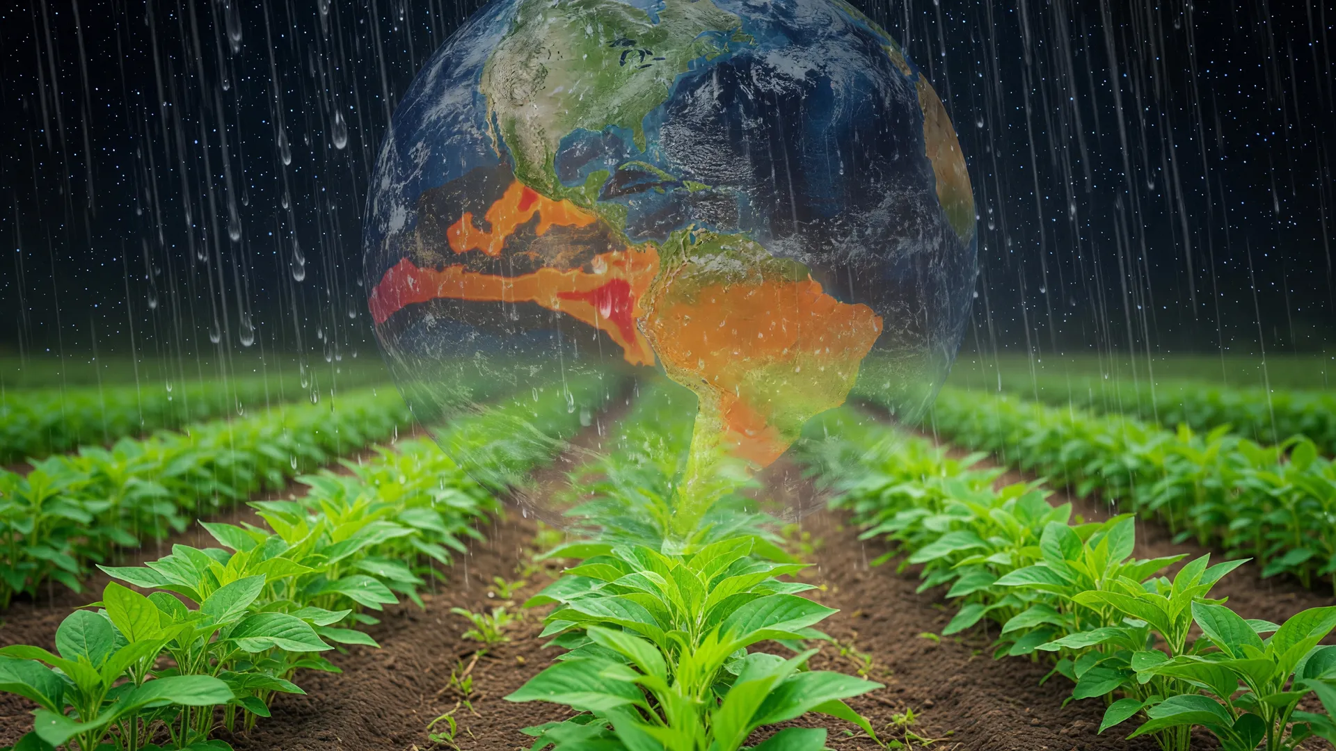 El Niño impacto nas safras do Brasil: chuvas intensas beneficiam campos de soja em crescimento