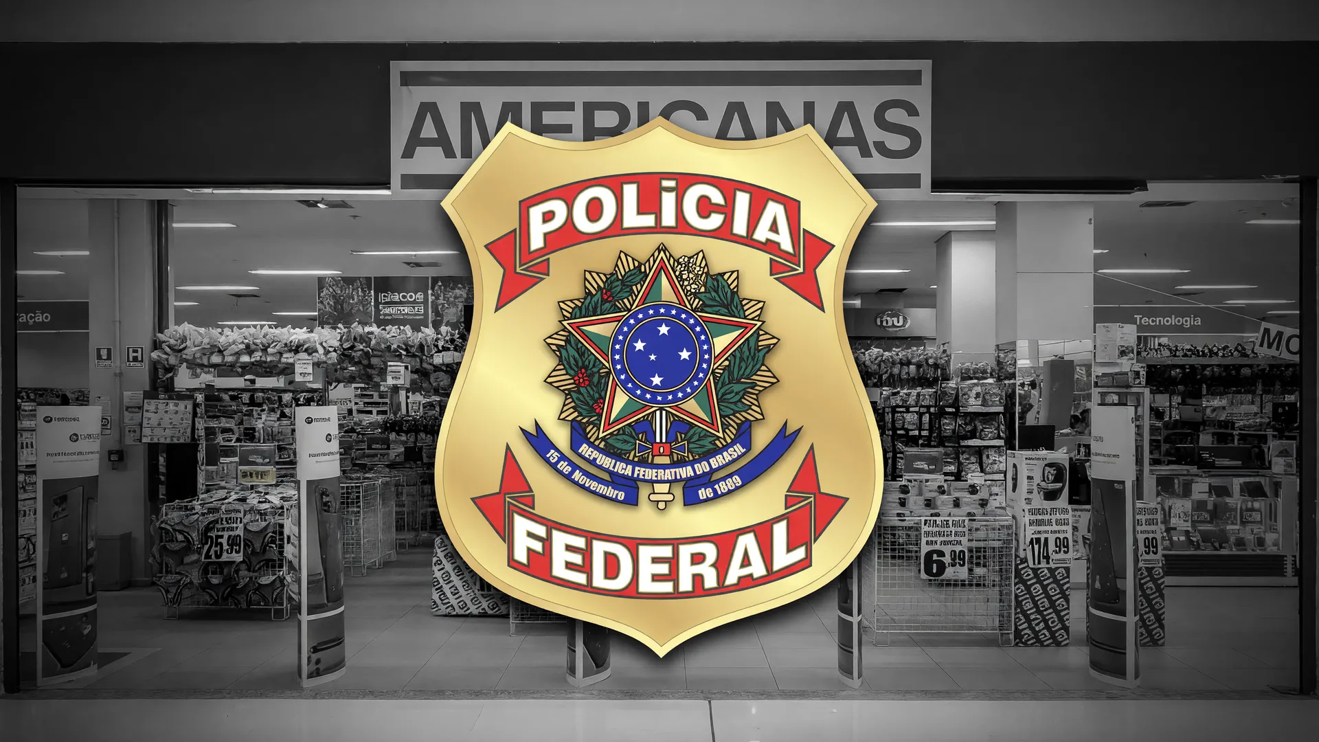 Fraude contábil na Americanas: investigação de bancos e Polícia Federal com bloqueio de R$ 54 bilhões.