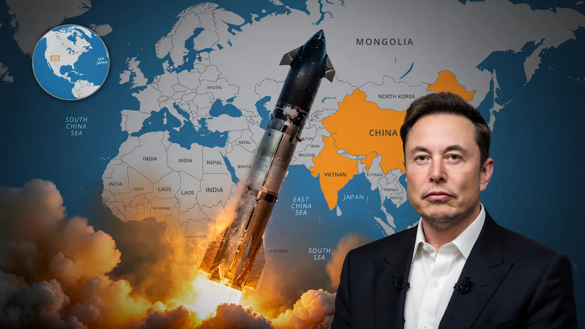 SpaceX IPO disputa tecnológica entre EUA e China com Elon Musk liderando inovação em foguetes e satélites