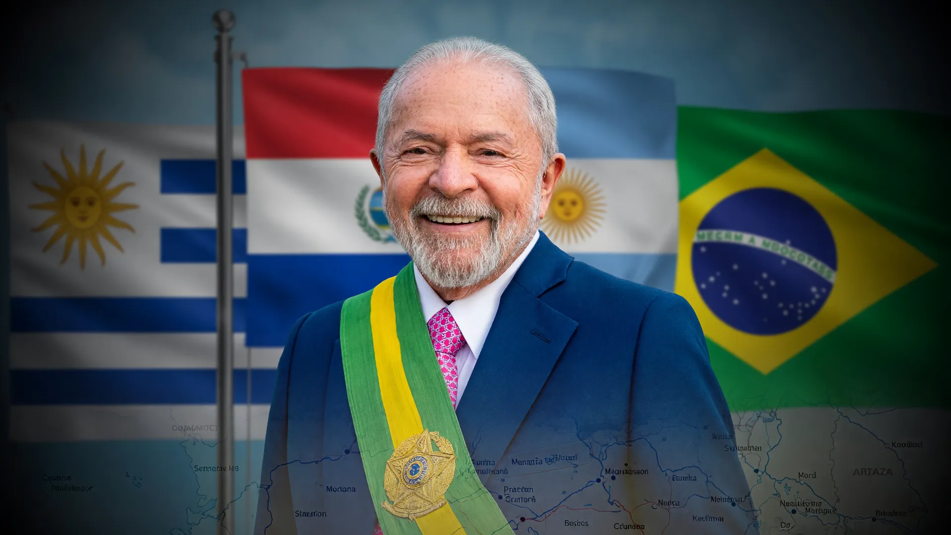 Lula em solenidade no Mercosul dedicando minuto de silêncio às vítimas dos terremotos na Venezuela