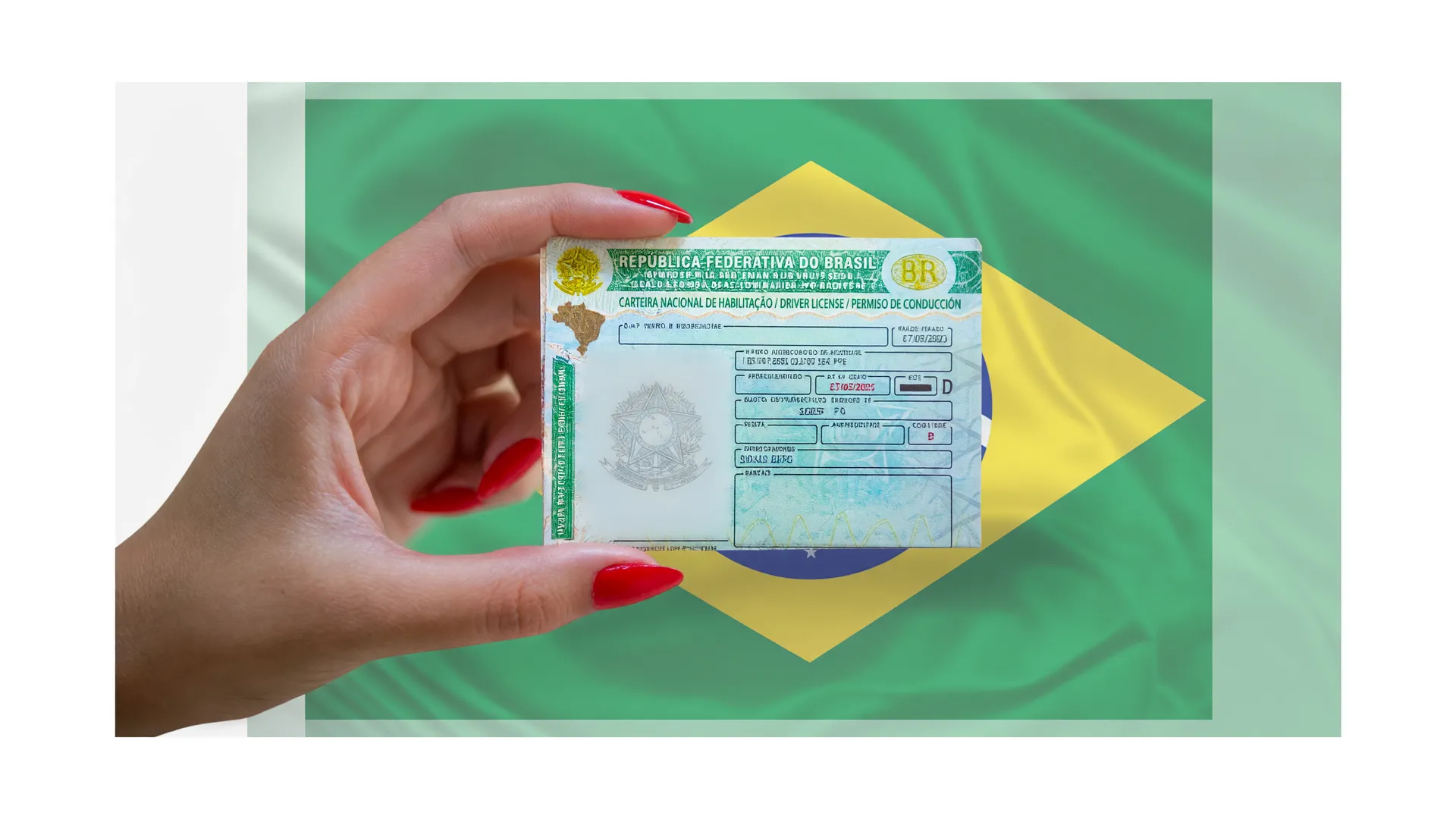 CNH em destaque com bandeira brasileira: novas regras CNH 2026 exame prático