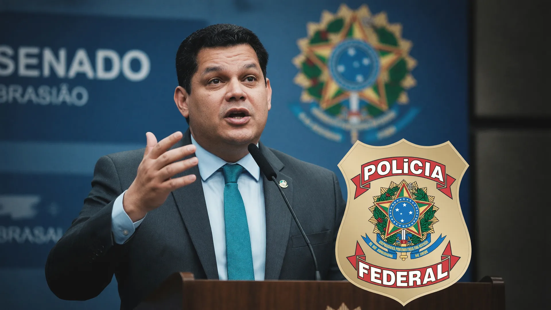 Presidente do Senado durante debate sobre operação PF contra Jaques Wagner