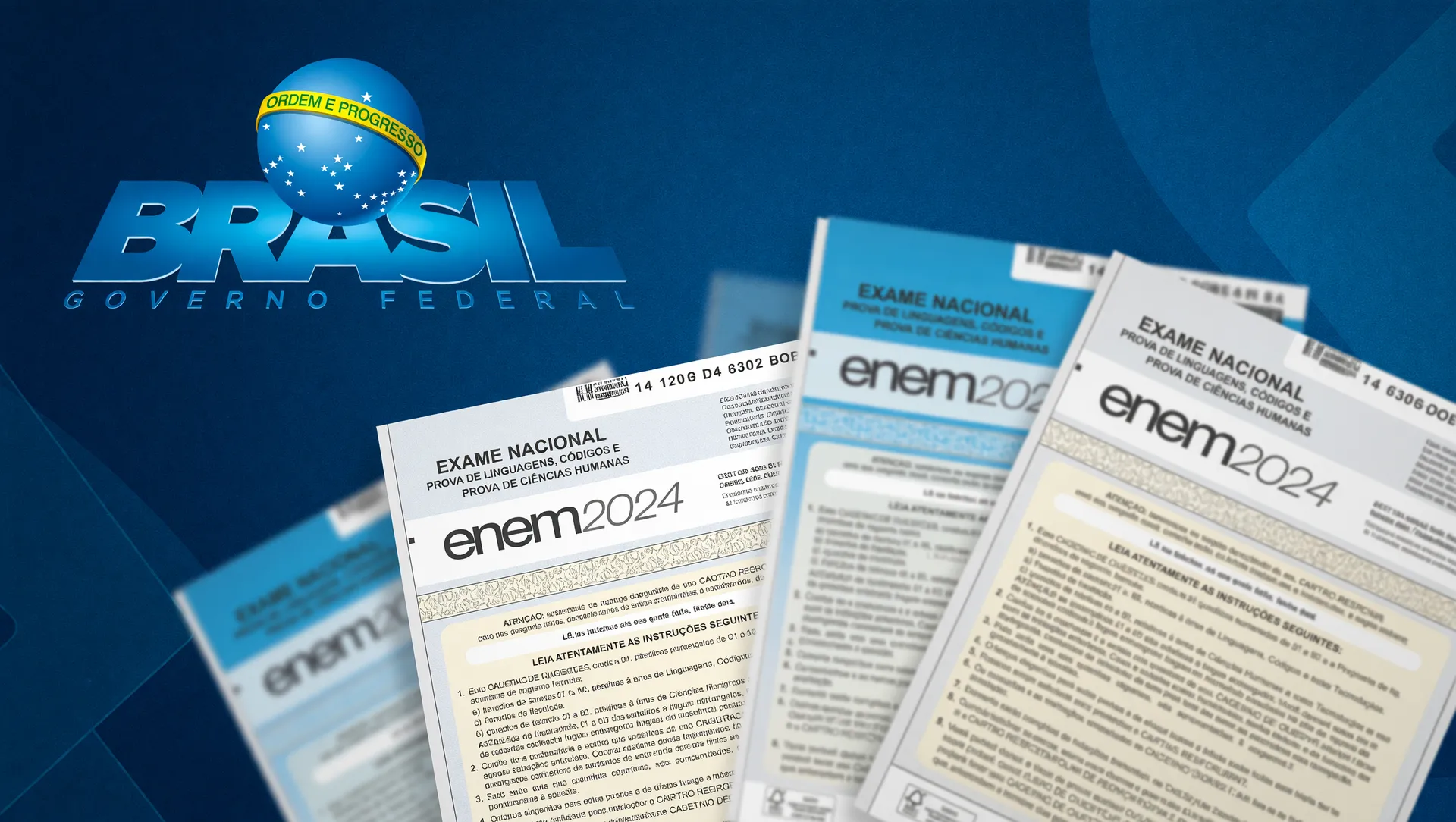 Prorrogação do prazo de inscrição Enem 2026 com provas e identidade visual governamental