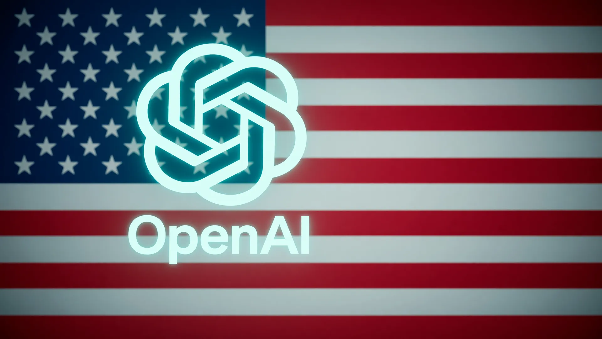 Colagem editorial sobre o processo OpenAI ChatGPT suicídio filha: logotipo OpenAI e bandeira dos EUA
