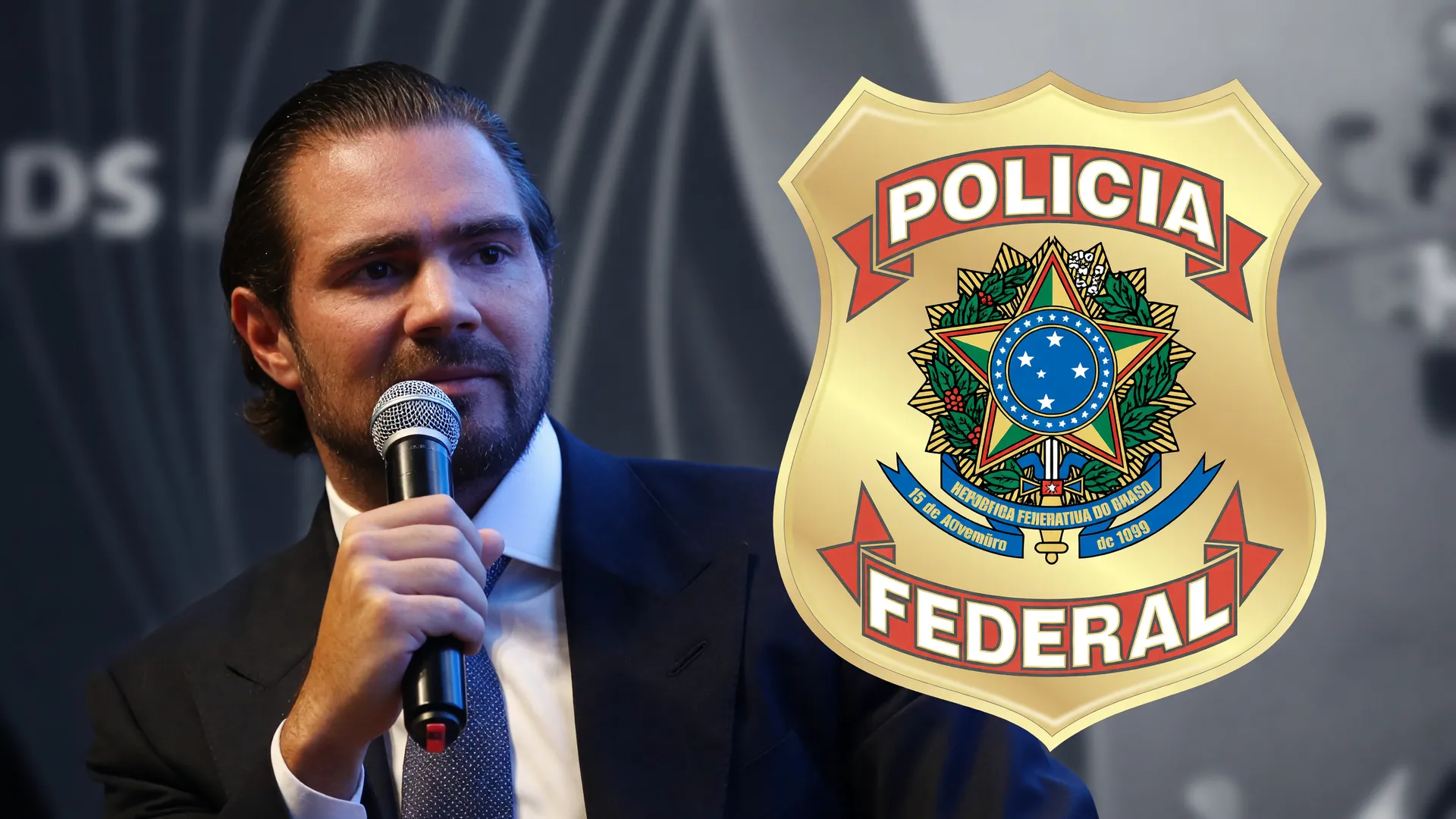 Daniel Vorcaro em entrevista profissional, com Polícia Federal marcando a segunda rejeição da delação no Caso Master