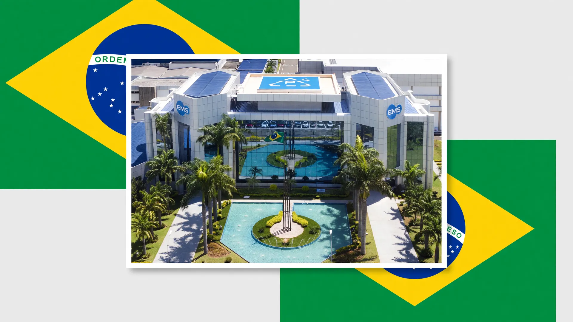 Sede EMS e bandeira brasileira: semaglutida nacional com novo preço alcança farmácias