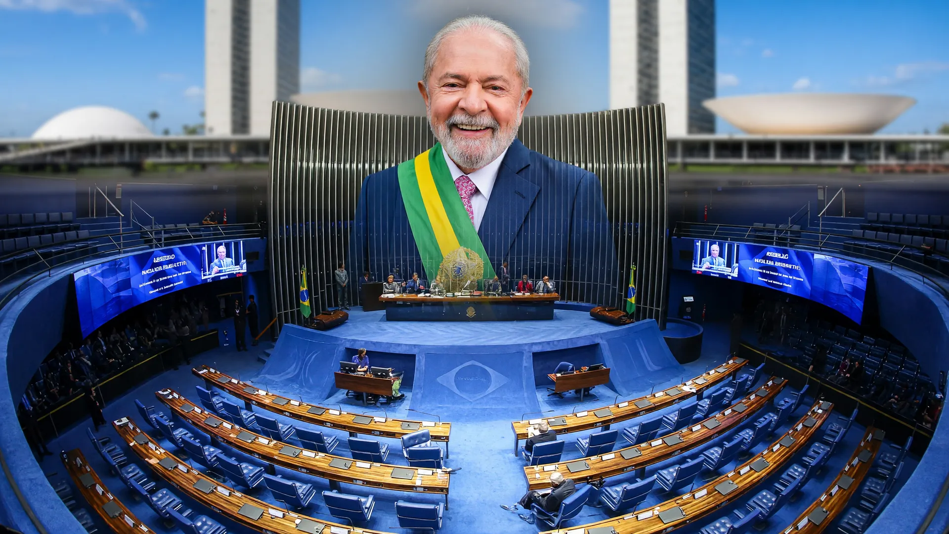 Sessão Congresso cancelada vetos presidenciais: plenário vazio simboliza impasse Lula