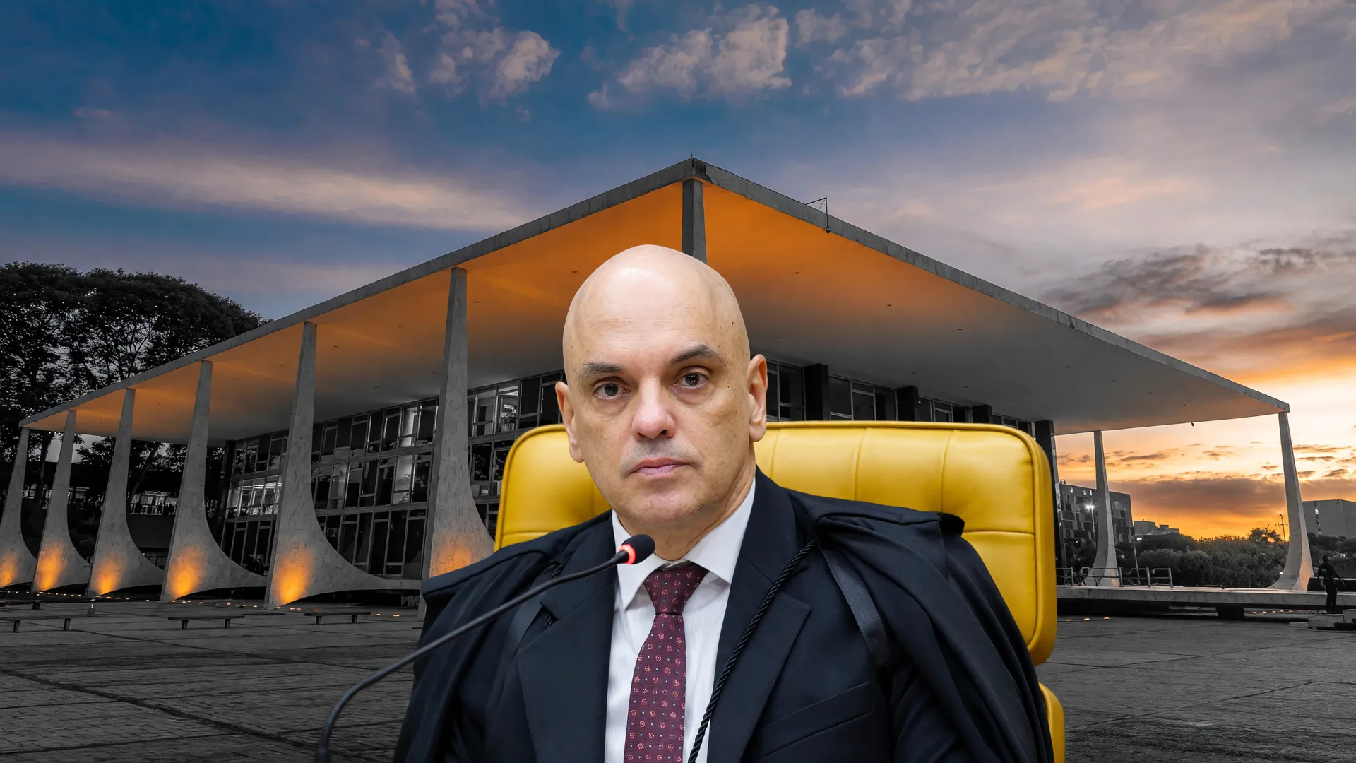 STF mantém condenação caso Marielle Franco: ministro em sessão de julgamento institucional no plenário da Corte Suprema.