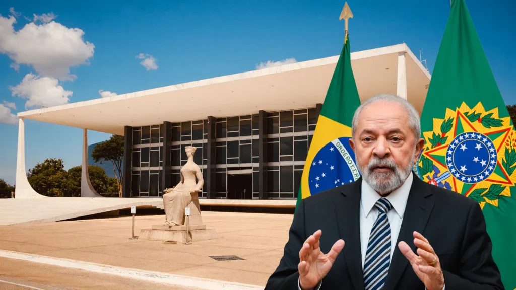 Fachada icônica do STF com Governo Lula em debate sobre a taxa das blusinhas STF Congresso no varejo