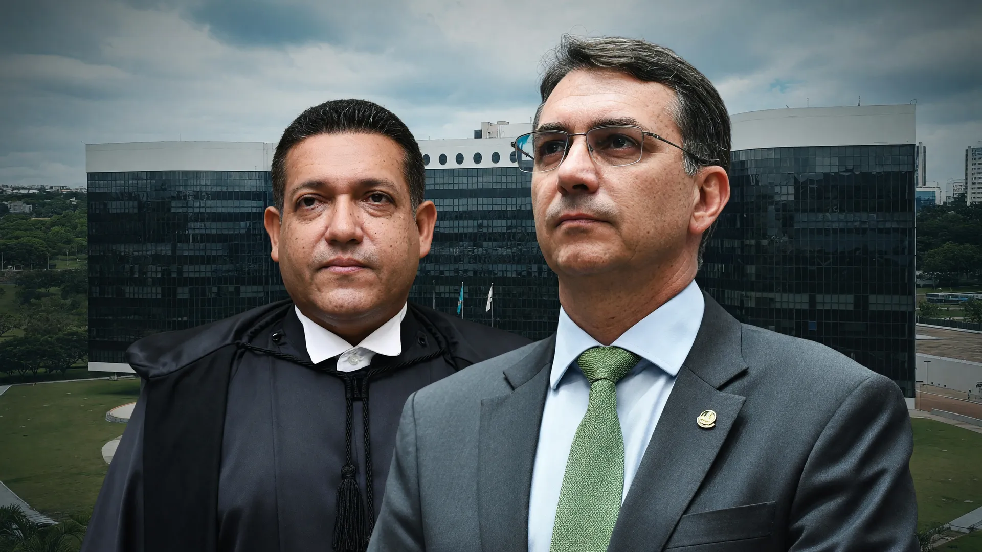 TSE suspende pesquisa de Flávio Bolsonaro: Nunes Marques em composição editorial institucional