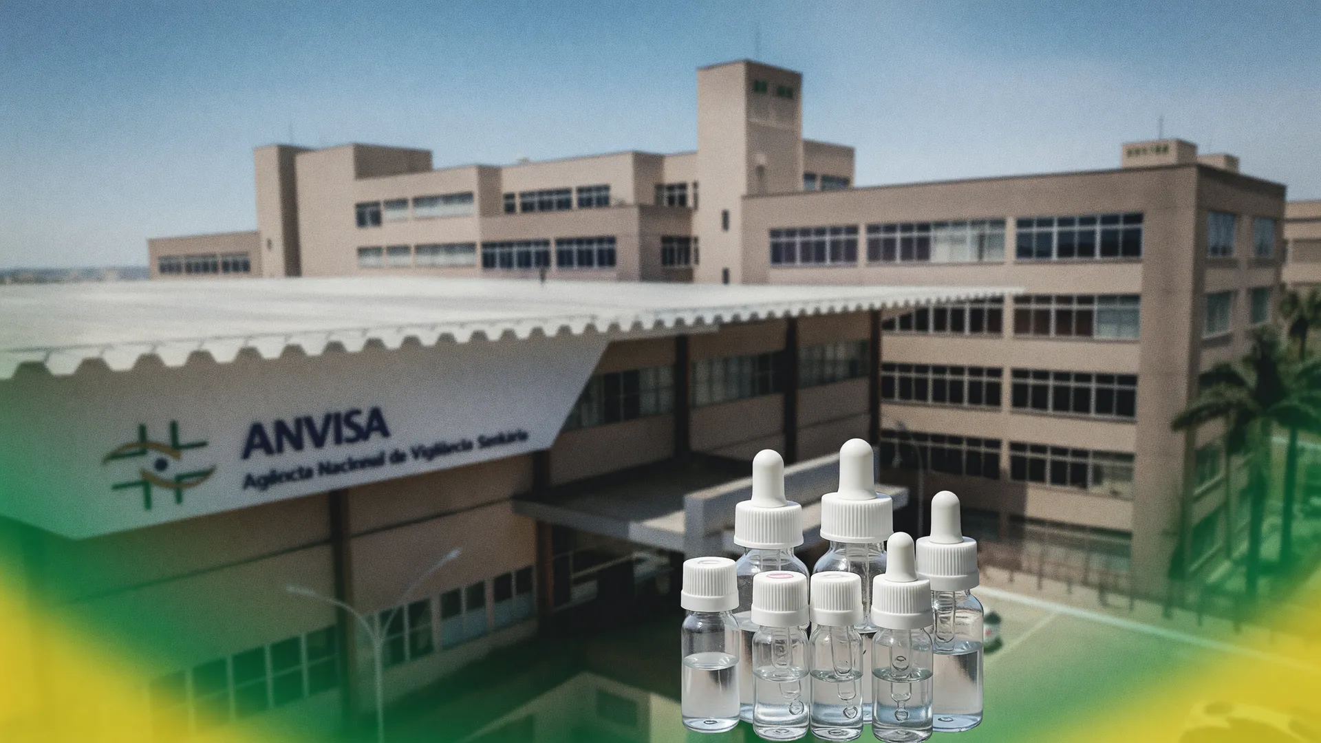 Sede da Anvisa em Brasília: Anvisa suspende importação de colírios da Excelvision por falhas de fabricação.