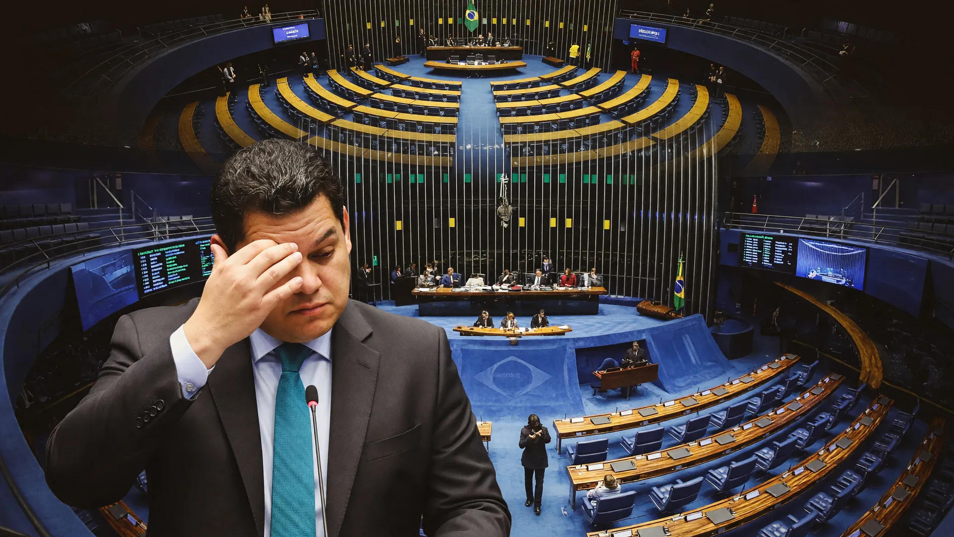 Plenário do Senado durante aprovação da aposentadoria especial para agentes comunitários de saúde