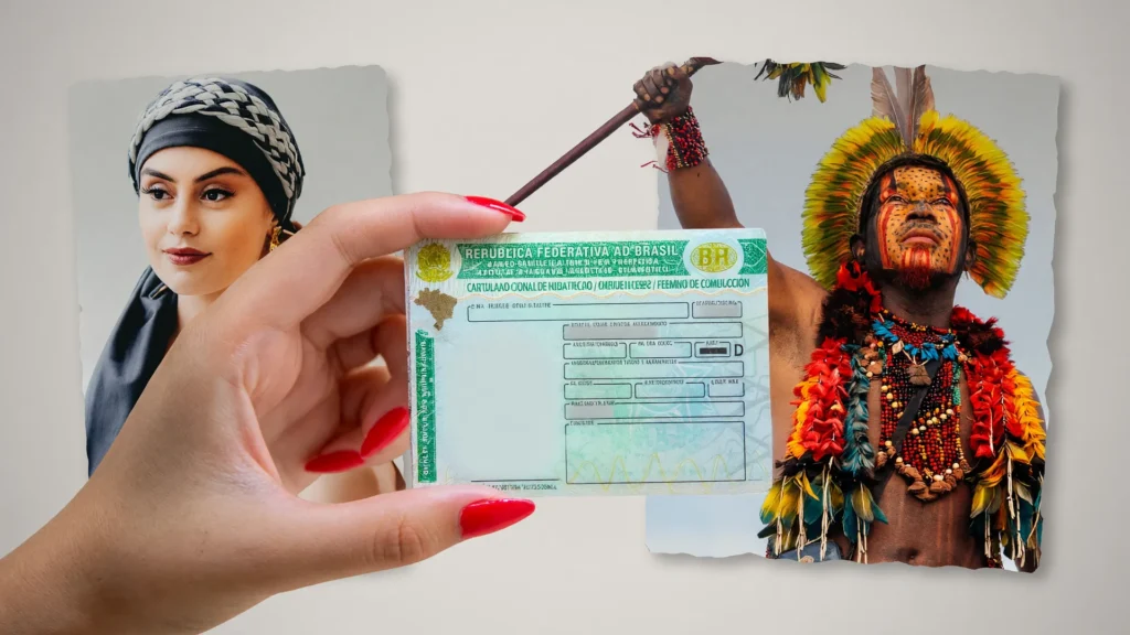 CNH ilustra decisão da Câmara sobre uso de cocar e turbante em documentos oficiais no Brasil