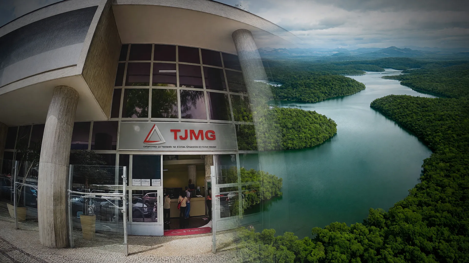 Fazendeiro condenado por desmatamento em MG: Mata Atlântica preservada e fachada do TJMG