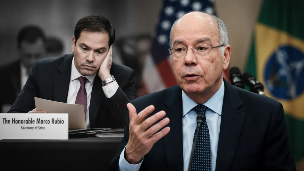 Mauro Vieira critica declarações de Rubio sobre Lula durante coletiva no Itamaraty