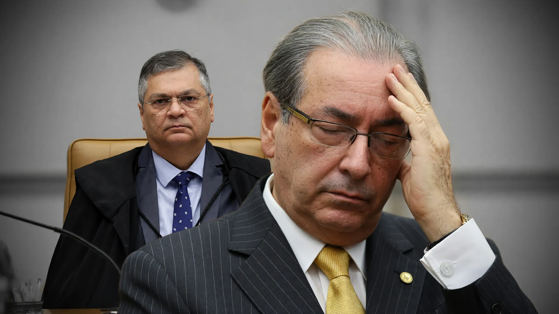 Eduardo Cunha e o desvio de emendas: ministro Flávio Dino aparece durante sessão no STF