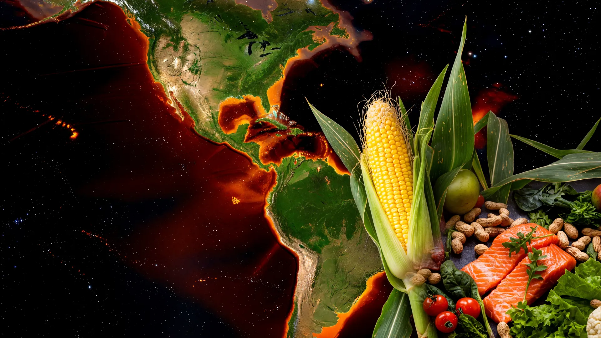 El Niño impulsionando preço alimentos Brasil: mapa térmico da ameaça climática à plantação de milho
