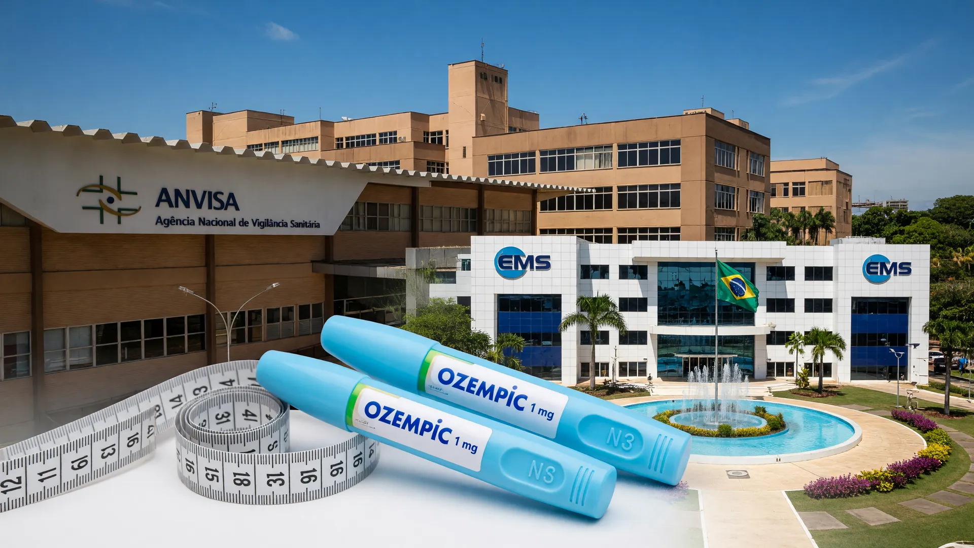Genérico de semaglutida no Brasil: Anvisa e EMS na composição sobre concorrência farmacêutica