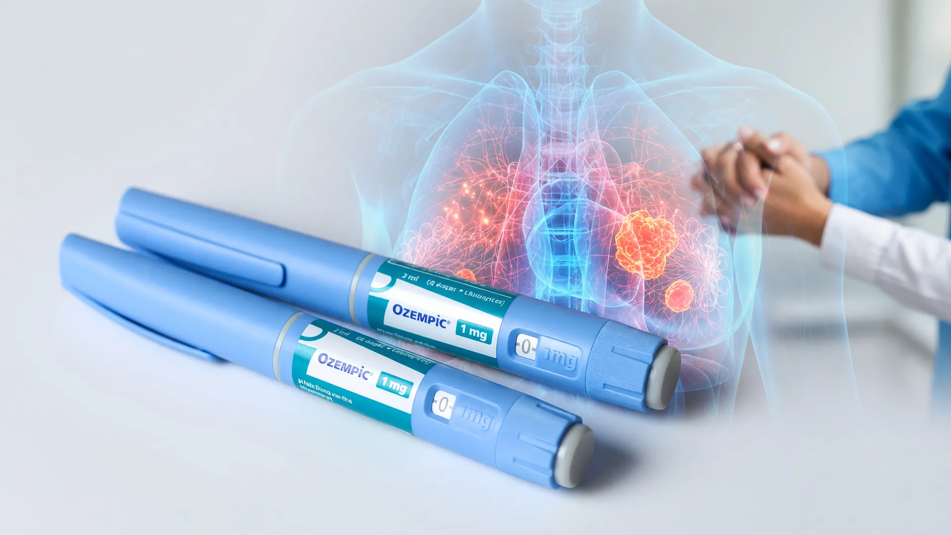Semaglutida GLP-1 reduz metástases em estudo com câncer de pulmão