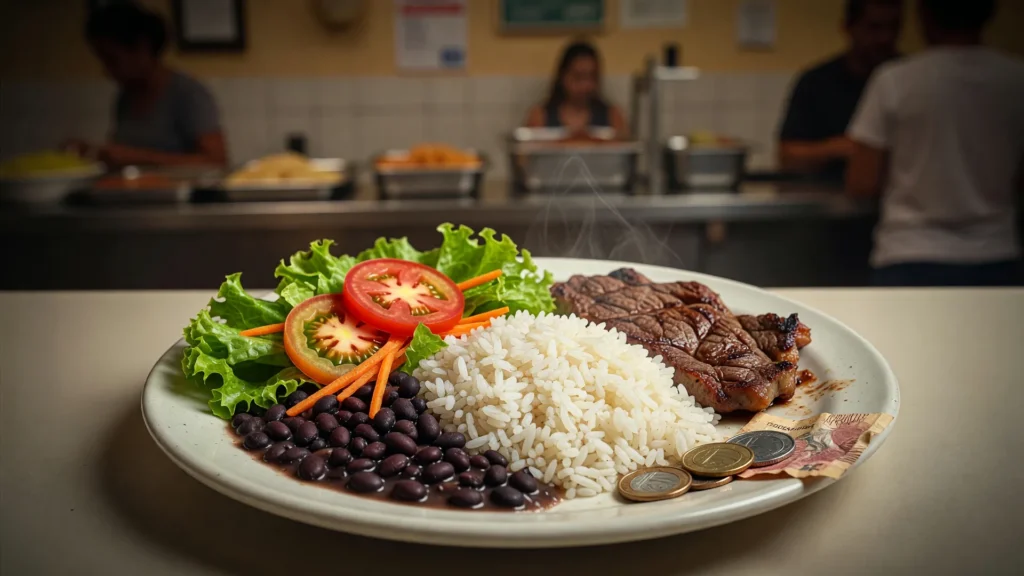 Prato feito mais caro: refeição brasileira com arroz, feijão e carne reflete alta no preço dos alimentos