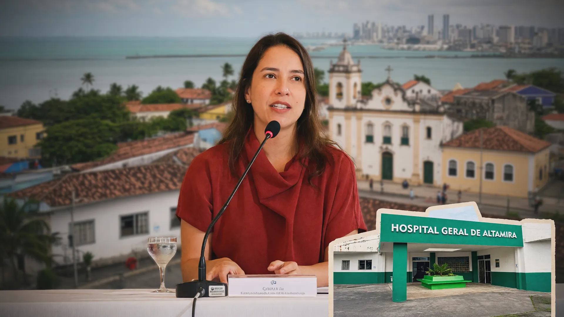 Raquel Lyra discursa em Pernambuco, cenário das promessas de campanha Raquel Lyra e do Hospital da Mulher entregue