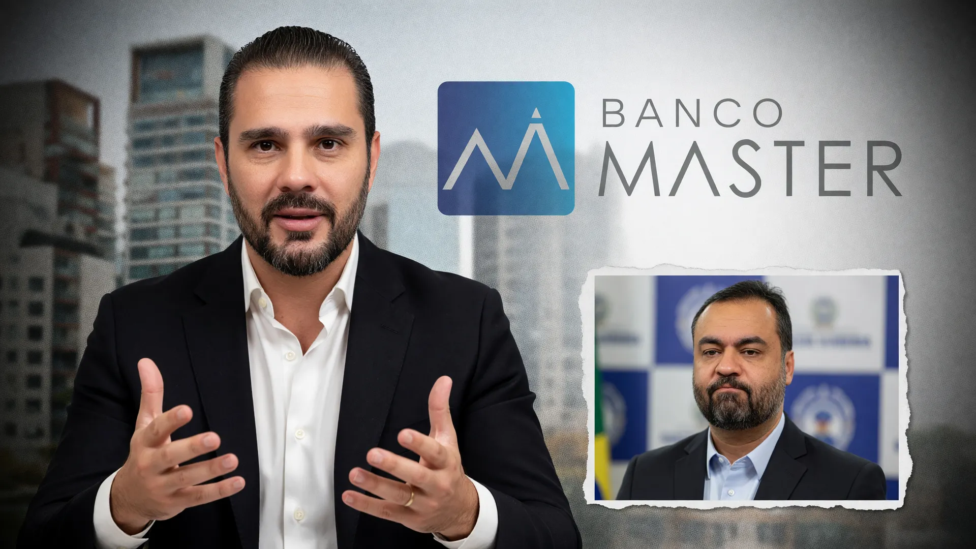 Vorcaro e Cláudio Castro representam a disputa da Rioprevidência fundos Banco Master por R$ 616 milhões