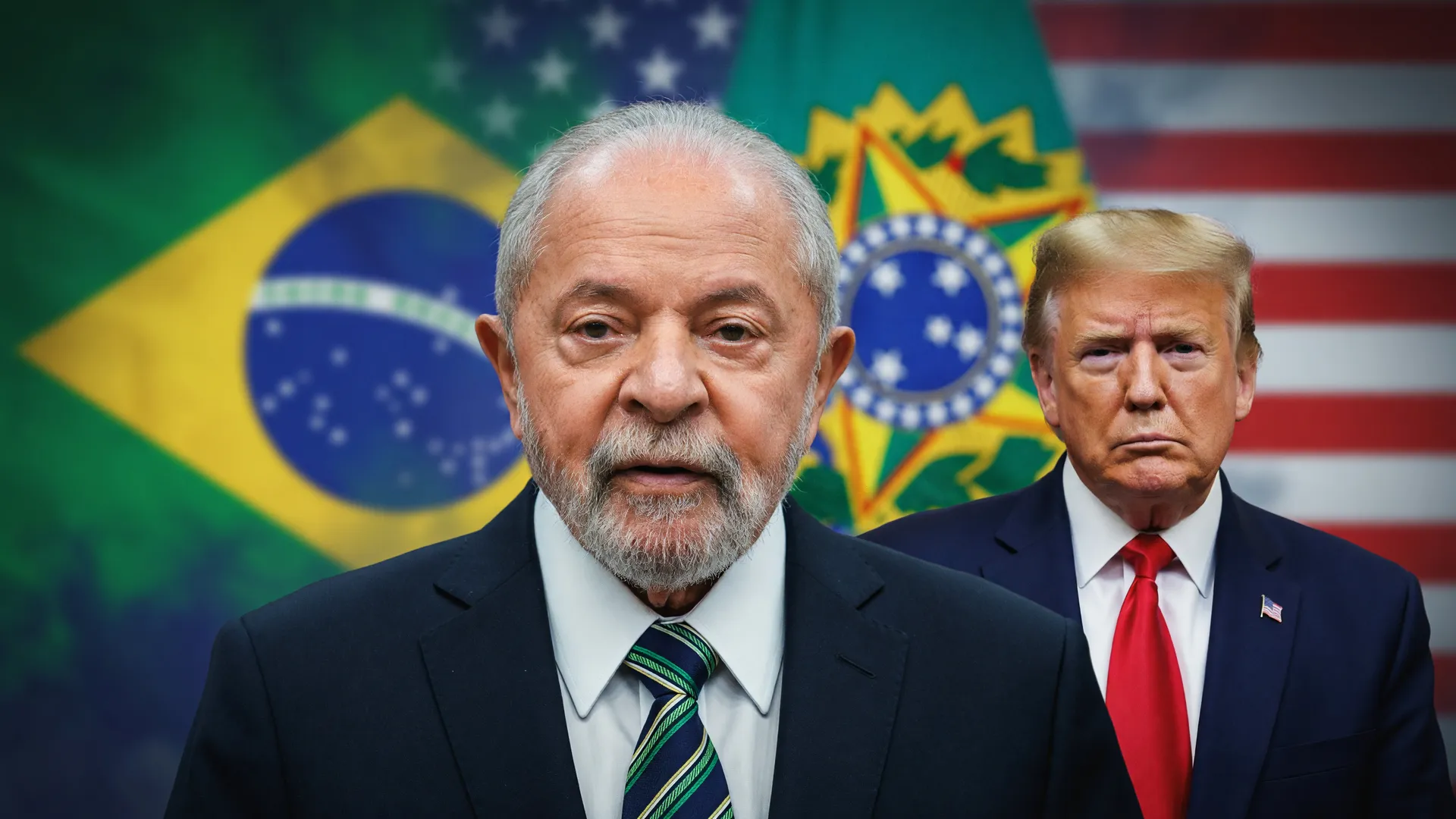 Lula e Trump em impasse diplomático sobre o tarifaço EUA Brasil tarifa zero exigida pelos americanos