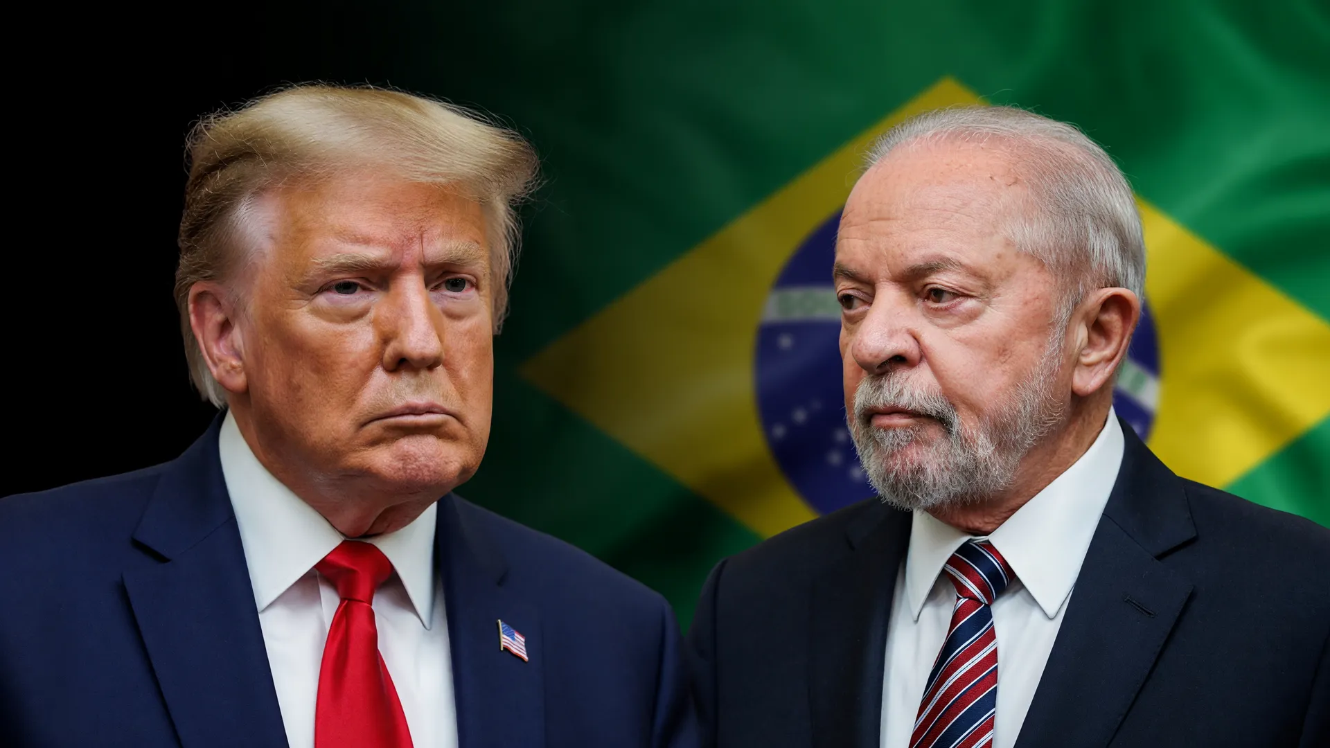 Trump e Lula lado a lado simbolizam o tarifaço EUA exportações brasileiras e a tensão comercial bilateral