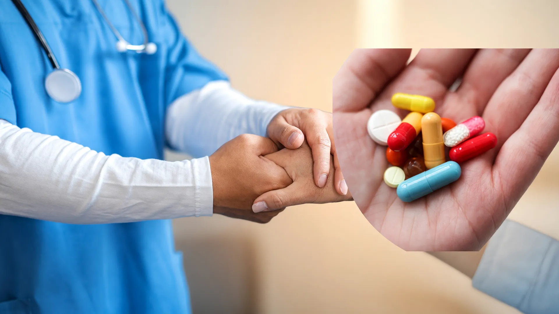 Paciente recebendo cuidado profissional com medicamentos para tratamento leishmaniose visceral SUS