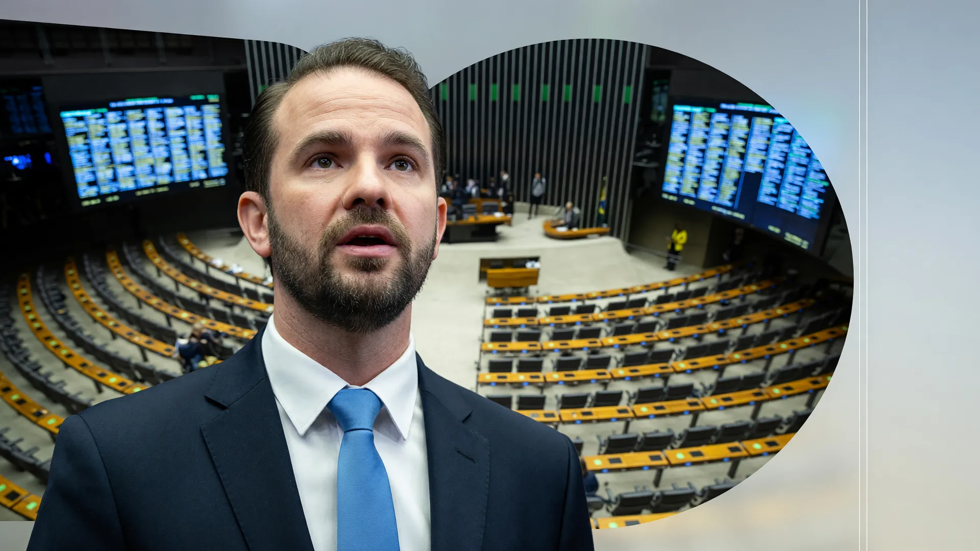 Durigan com plenário da Câmara ao fundo: tributação de lucros e dividendos no Brasil em debate