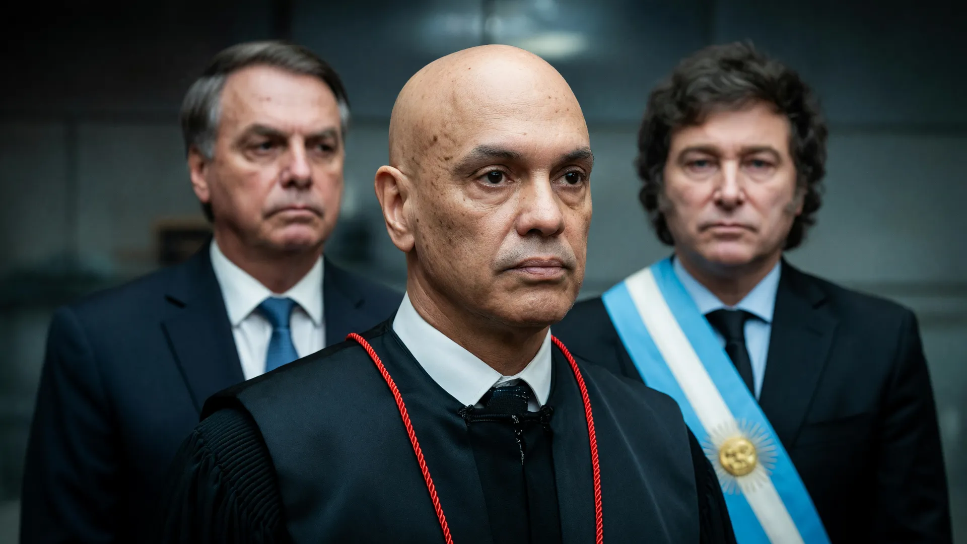 Moraes nega visita de Milei a Bolsonaro na prisão domiciliar até eleições de 2026