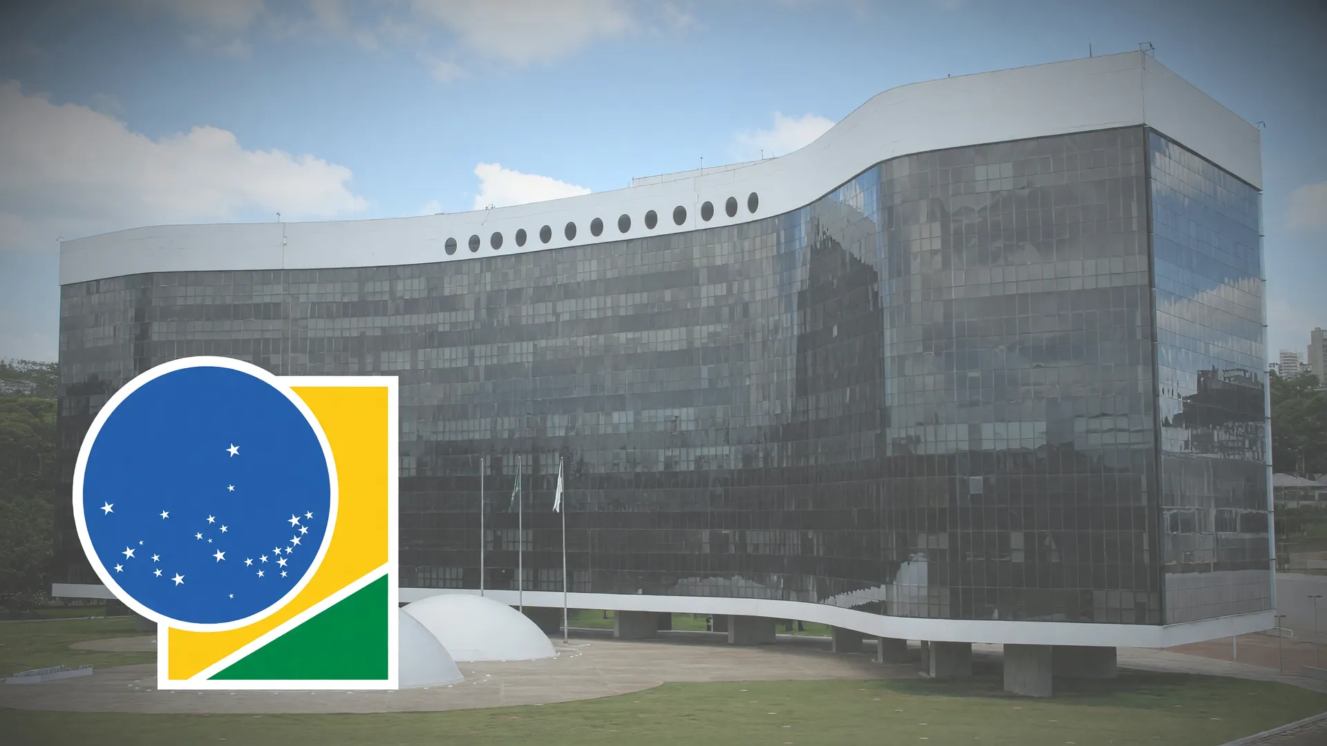 Sede do TSE com símbolo da Justiça Eleitoral, representando o prazo para pedir voto em trânsito eleições 2026
