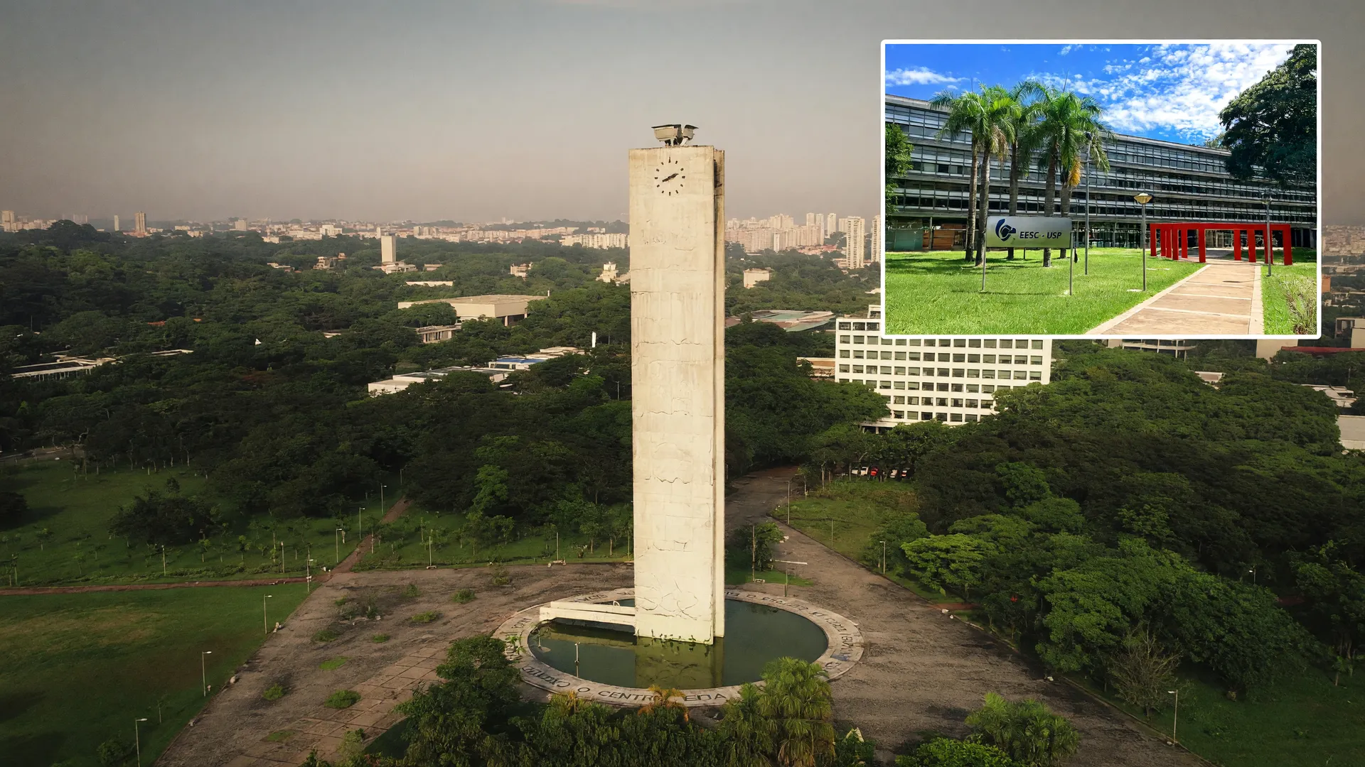 Campus da USP, onde pesquisadores desenvolveram alternativa à reposição hormonal menopausa