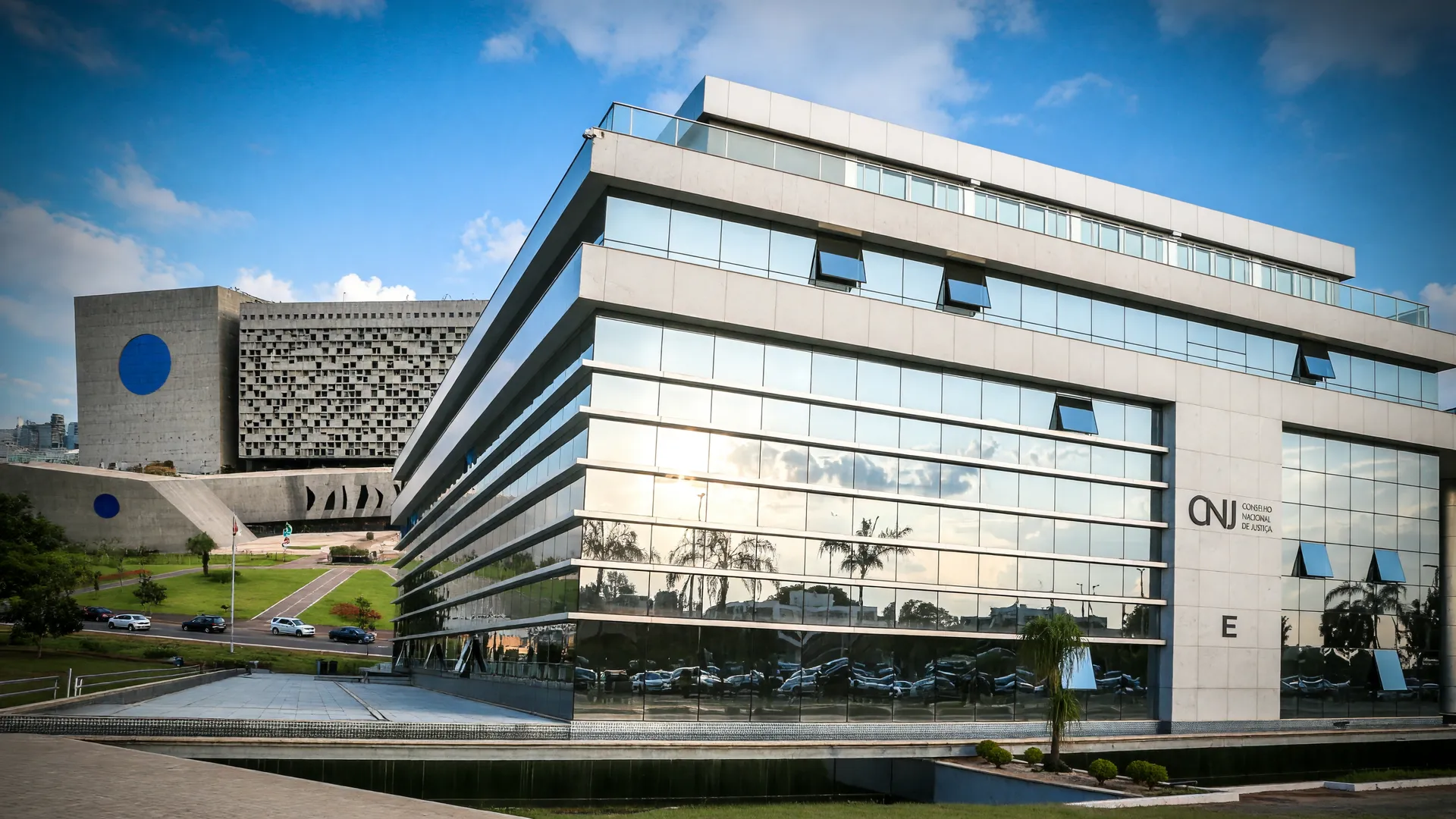 Fachada do CNJ em Brasília, palco da posse de Benedito Gonçalves, corregedor CNJ até 2028