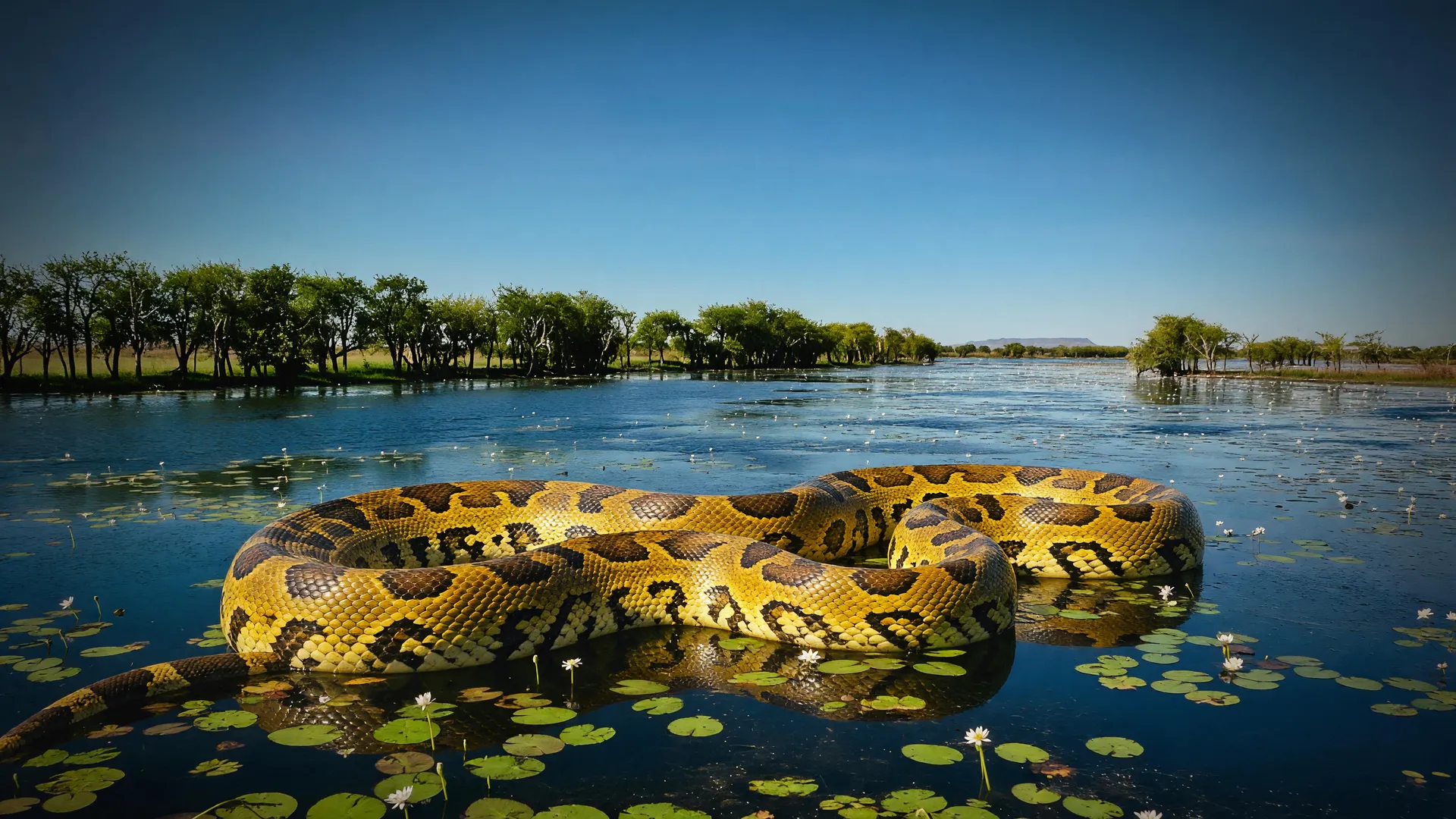 Sucuri-amarela com carrapatos no Pantanal serve de alerta à saúde ambiental da região