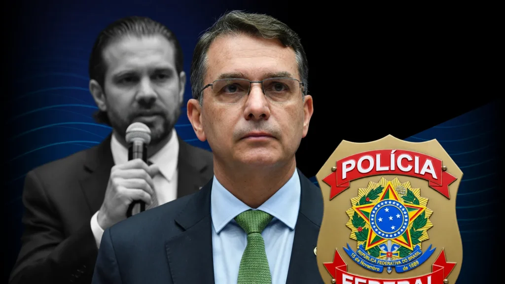 Flávio Bolsonaro investigado corrupção Dark Horse: PF apura vantagem indevida com Daniel Vorcaro
