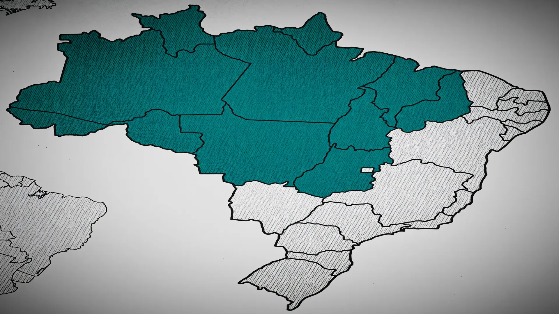 Mapa regional do Brasil ilustrando disparidades no ideb ensino médio 2025 entre os estados