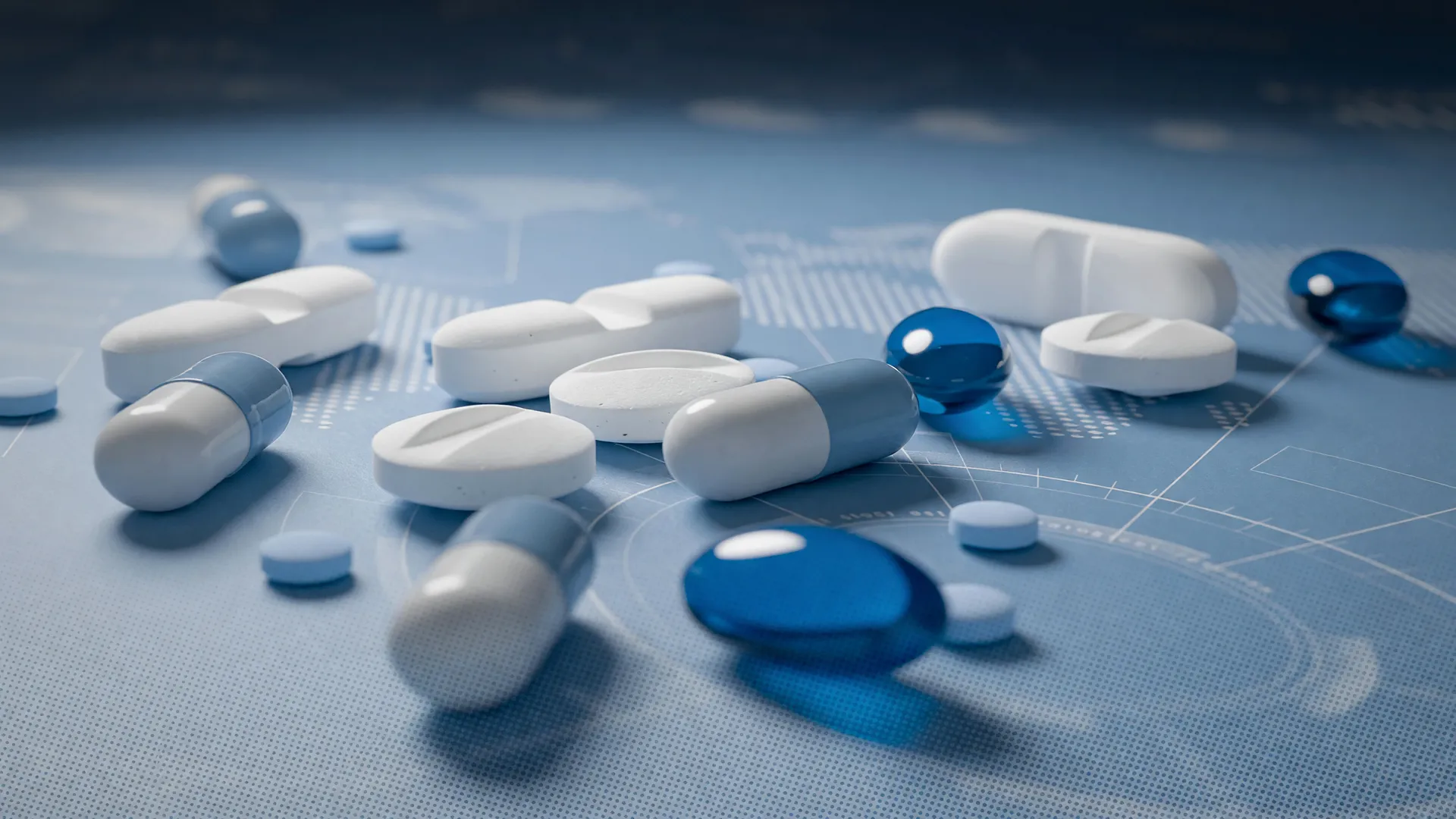 Medicamentos de mRNA além das vacinas: cápsulas coloridas representam nova era de tratamentos aprovados pela FDA