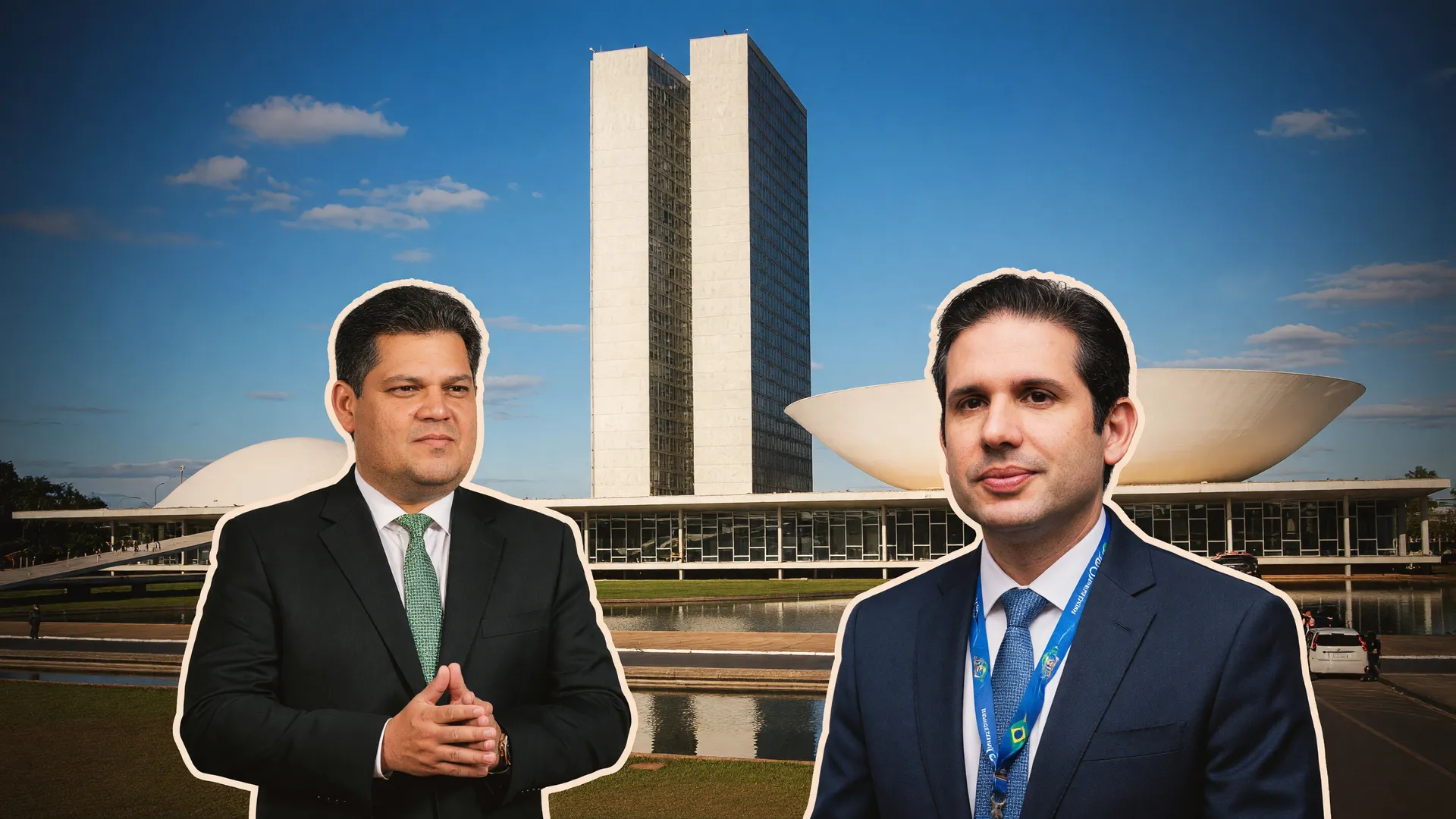 Congresso Nacional com Hugo Motta e Davi Alcolumbre para votação da PEC do fim da escala 6x1