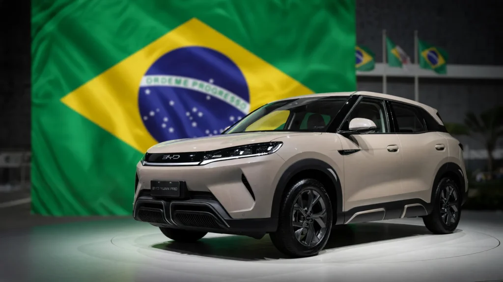 SUV elétrico chinês no Brasil: montadoras chinesas disputam mercado com modelos elétricos modernos